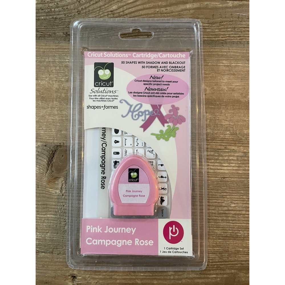 Pink Journey Campagne Rose Cricut Solution Cartridge Breast Cancer Awareness New
